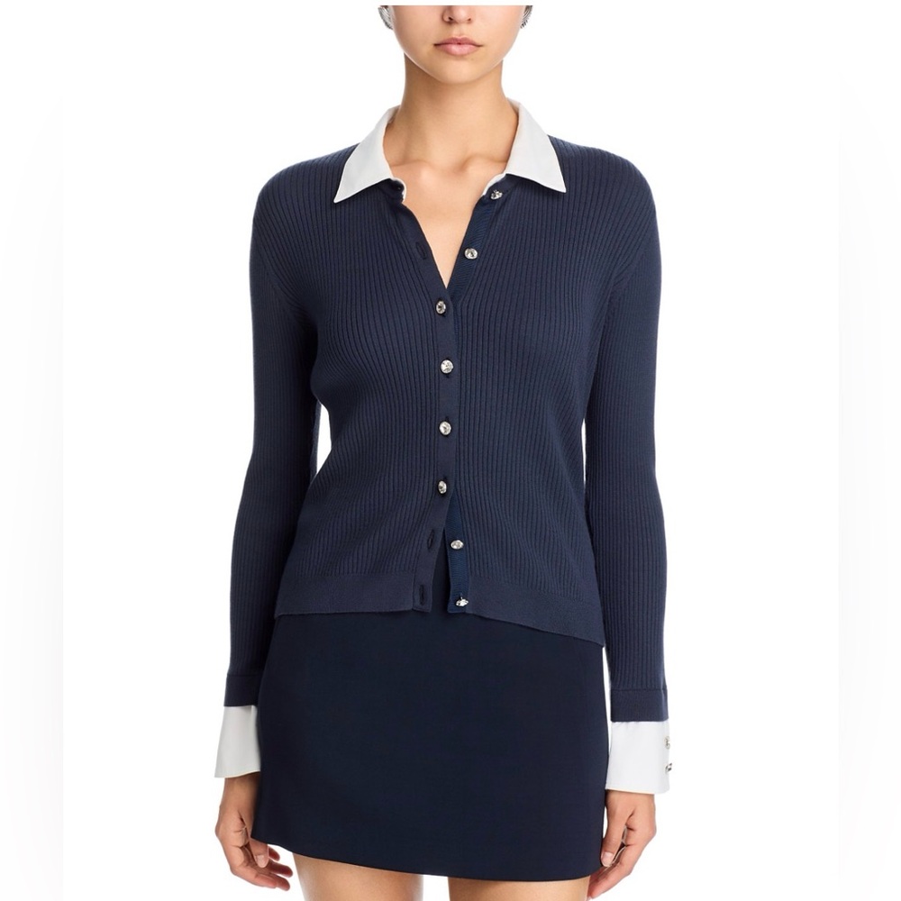 CINQ A SEPT Soma Collared Cardigan - Picture 4 of 9